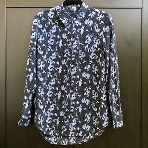 Equipment Silk Printed Blouse